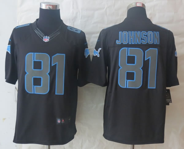 Nike Limited Detroit Lions #81 Johnson Impact Black Jerseys,We sell and wholesale Nike Limited Detroit Lions #81 Johnson Impact Black Jerseys on line form chian!