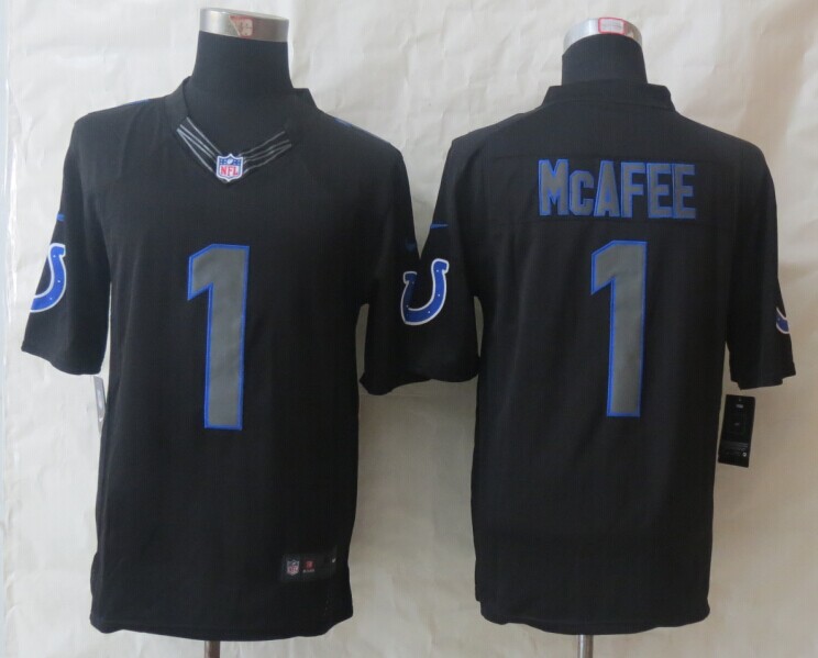 Nike Limited Indianapolis Colts #1 McAfee Impact Black Jerseys,We sell and wholesale Nike Limited Indianapolis Colts #1 McAfee Impact Black Jerseys on line form chian!