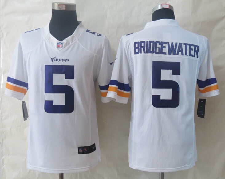 Nike Limited Minnesota Vikings #5 Bridgewater White Jerseys,We sell and wholesale Nike Limited Minnesota Vikings #5 Bridgewater White Jerseys on line form chian!