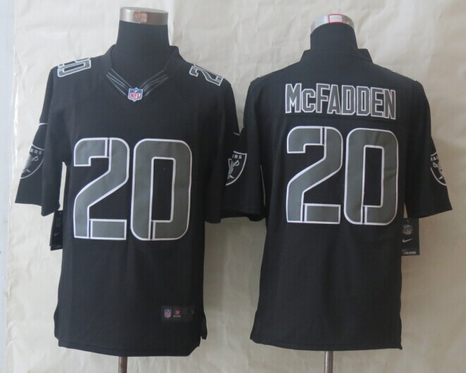 Nike Limited Oakland Raiders #20 McFadden Impact Black Jerseys,We sell and wholesale Nike Limited Oakland Raiders #20 McFadden Impact Black Jerseys on line form chian!