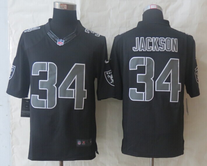 Nike Limited Oakland Raiders #34 Jackson Impact Black Jerseys,We sell and wholesale Nike Limited Oakland Raiders #34 Jackson Impact Black Jerseys on line form chian!