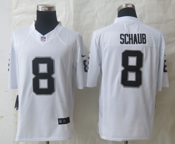 Nike Limited Oakland Raiders #8 Schaub White Jerseys,We sell and wholesale Nike Limited Oakland Raiders #8 Schaub White Jerseys on line form chian!