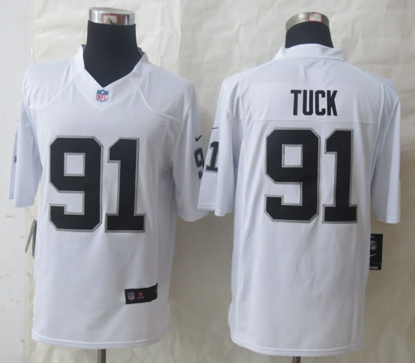 Nike Limited Oakland Raiders #91 Tuck White Jerseys,We sell and wholesale Nike Limited Oakland Raiders #91 Tuck White Jerseys on line form chian!