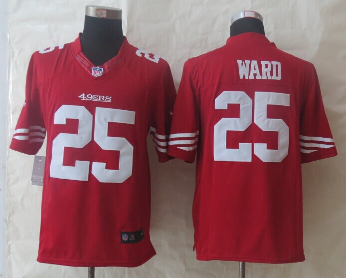 Nike Limited San Francisco 49ers #25 Ward Red Jerseys,We sell and wholesale Nike Limited San Francisco 49ers #25 Ward Red Jerseys on line form chian!