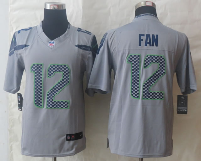 Nike Limited Seattle Seahawks #12 Fan Grey Jerseys,We sell and wholesale Nike Limited Seattle Seahawks #12 Fan Grey Jerseys on line form chian!