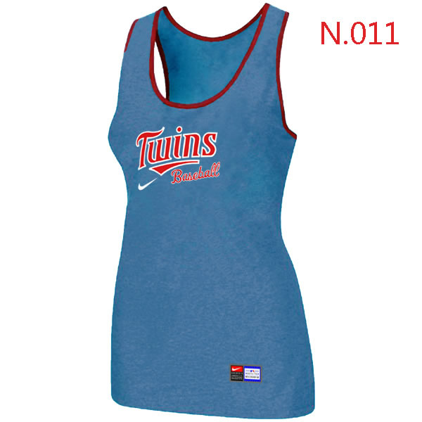 Nike Minnesota Twins Tri-Blend Racerback stretch Tank Top L.Blue,We sell and wholesale Nike Minnesota Twins Tri-Blend Racerback stretch Tank Top L.Blue on line form chian!