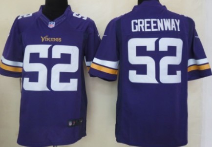 Nike Minnesota Vikings #52 Chad Greenway 2013 Purple Limited Jerseys,We sell and wholesale Nike Minnesota Vikings #52 Chad Greenway 2013 Purple Limited Jerseys on line form chian!