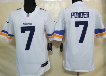 Nike Minnesota Vikings #7 Christian Ponder 2013 White Limited Jerseys,We sell and wholesale Nike Minnesota Vikings #7 Christian Ponder 2013 White Limited Jerseys on line form chian!