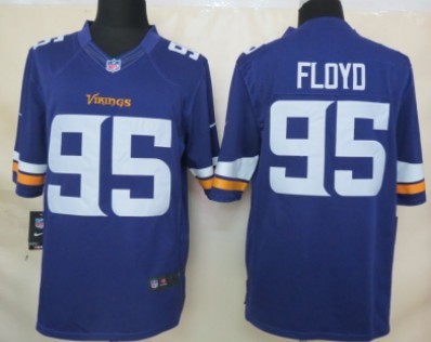 Nike Minnesota Vikings #95 Sharrif Floyd 2013 Purple Limited Jerseys,We sell and wholesale Nike Minnesota Vikings #95 Sharrif Floyd 2013 Purple Limited Jerseys on line form chian!