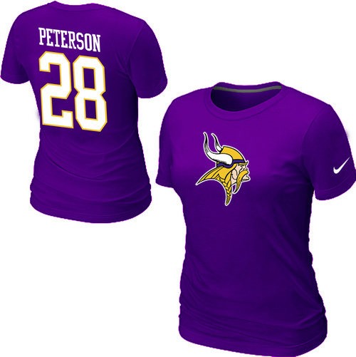 Nike Minnesota Vikings Adrian Peterson Name & Number Women's T-Shirt purple,We sell and wholesale Nike Minnesota Vikings Adrian Peterson Name & Number Women's T-Shirt purple on line form chian!