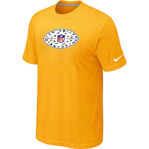 Nike NFL 32 teams logo Collection Locker Room T-Shirt Yellow,We sell and wholesale Nike NFL 32 teams logo Collection Locker Room T-Shirt Yellow on line form chian!
