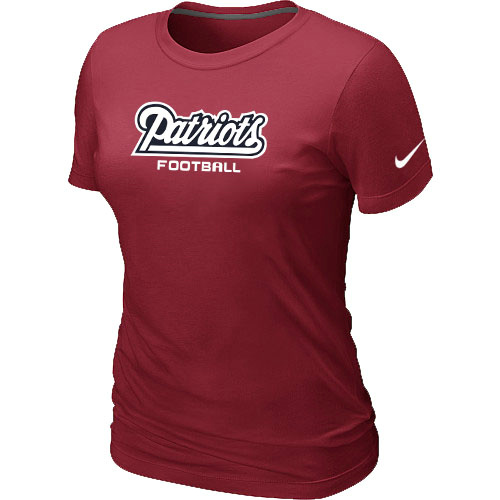 Nike New England Patriots Sideline Legend Authentic Font Women's T-Shirt Red,We sell and wholesale Nike New England Patriots Sideline Legend Authentic Font Women's T-Shirt Red on line form chian!