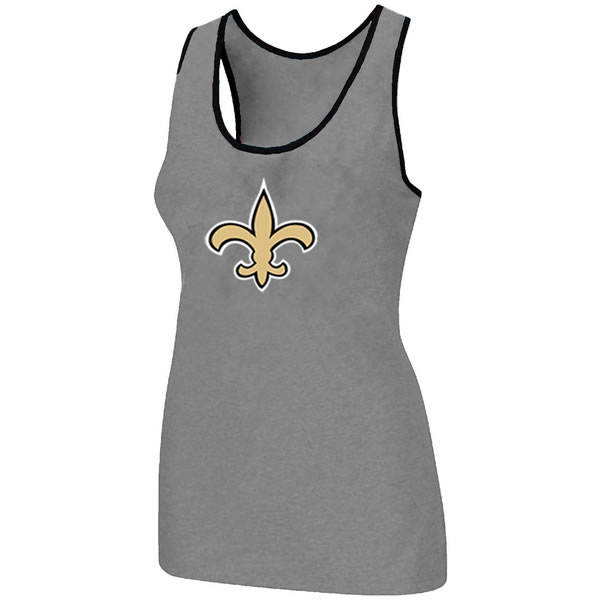 Nike New Orleans Saints Ladies Big Logo Tri-Blend Racerback stretch Tank Top L.grey,We sell and wholesale Nike New Orleans Saints Ladies Big Logo Tri-Blend Racerback stretch Tank Top L.grey on line form chian!