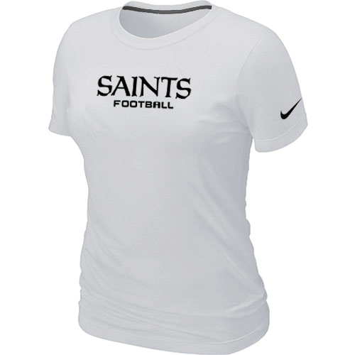 Nike New Orleans Saints Sideline Legend Authentic Font Women's T-Shirt White,We sell and wholesale Nike New Orleans Saints Sideline Legend Authentic Font Women's T-Shirt White on line form chian!
