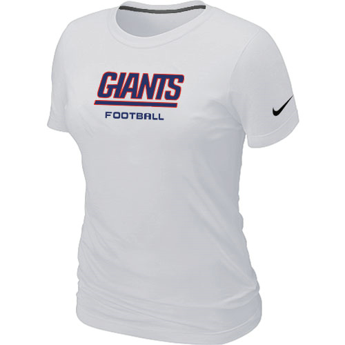 Nike New York Giants Sideline Legend Authentic Font Women's T-Shirt White,We sell and wholesale Nike New York Giants Sideline Legend Authentic Font Women's T-Shirt White on line form chian!