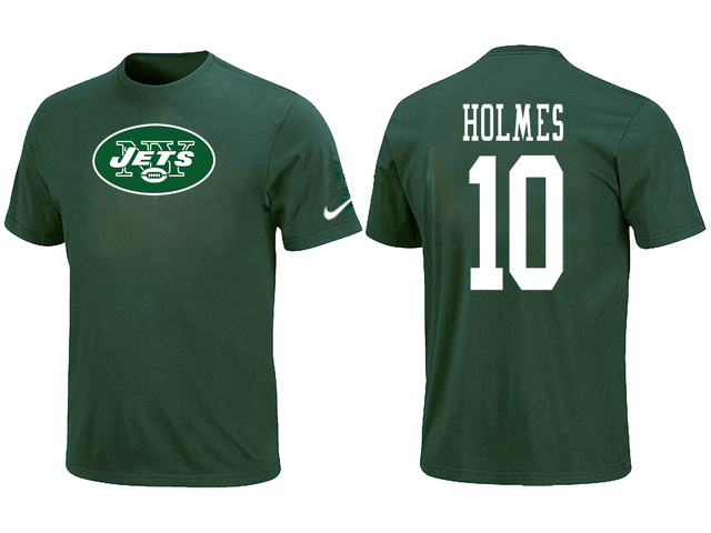 Nike New York Jets Santonio Holmes Name & Number T-Shirt Green,We sell and wholesale Nike New York Jets Santonio Holmes Name & Number T-Shirt Green on line form chian!