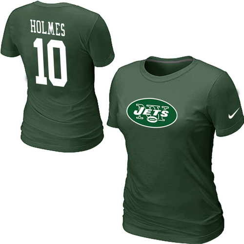 Nike New York Jets Santonio Holmes Name & Number Women's T-Shirt Green,We sell and wholesale Nike New York Jets Santonio Holmes Name & Number Women's T-Shirt Green on line form chian!