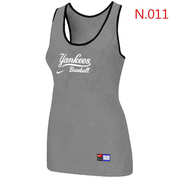 Nike New York Yankees Tri-Blend Racerback stretch Tank Top L.grey,We sell and wholesale Nike New York Yankees Tri-Blend Racerback stretch Tank Top L.grey on line form chian!