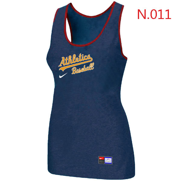 Nike Oakland Athletics Tri-Blend Racerback stretch Tank Top Blue,We sell and wholesale Nike Oakland Athletics Tri-Blend Racerback stretch Tank Top Blue on line form chian!
