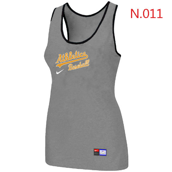 Nike Oakland Athletics Tri-Blend Racerback stretch Tank Top L.grey,We sell and wholesale Nike Oakland Athletics Tri-Blend Racerback stretch Tank Top L.grey on line form chian!