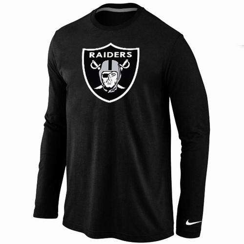 Nike Oakland Raiders Logo Long Sleeve T-Shirt black,We sell and wholesale Nike Oakland Raiders Logo Long Sleeve T-Shirt black on line form chian!
