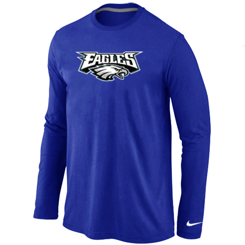 Nike Philadelphia Eagles Authentic Logo Long Sleeve T-Shirt Blue,We sell and wholesale Nike Philadelphia Eagles Authentic Logo Long Sleeve T-Shirt Blue on line form chian!
