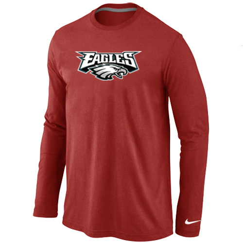 Nike Philadelphia Eagles Authentic Logo Long Sleeve T-Shirt Red,We sell and wholesale Nike Philadelphia Eagles Authentic Logo Long Sleeve T-Shirt Red on line form chian!