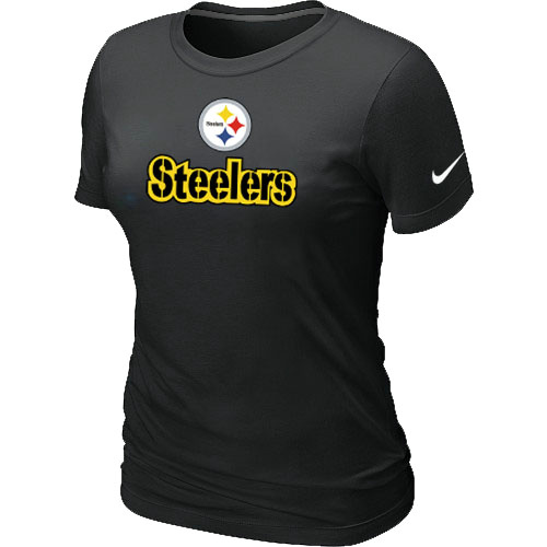 Nike Pittsburgh Steelers Authentic Logo Women's T-Shirt Black,We sell and wholesale Nike Pittsburgh Steelers Authentic Logo Women's T-Shirt Black on line form chian!