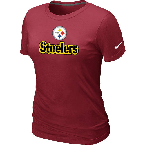 Nike Pittsburgh Steelers Authentic Logo Women's T-Shirt Red,We sell and wholesale Nike Pittsburgh Steelers Authentic Logo Women's T-Shirt Red on line form chian!