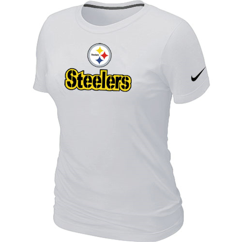 Nike Pittsburgh Steelers Authentic Logo Women's T-Shirt White,We sell and wholesale Nike Pittsburgh Steelers Authentic Logo Women's T-Shirt White on line form chian!