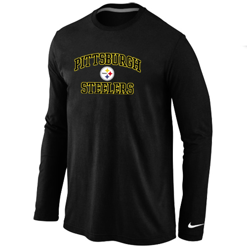 Nike Pittsburgh Steelers Heart & Soul Long Sleeve T-Shirt Black,We sell and wholesale Nike Pittsburgh Steelers Heart & Soul Long Sleeve T-Shirt Black on line form chian!