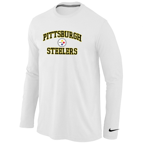 Nike Pittsburgh Steelers Heart & Soul Long Sleeve T-Shirt White,We sell and wholesale Nike Pittsburgh Steelers Heart & Soul Long Sleeve T-Shirt White on line form chian!