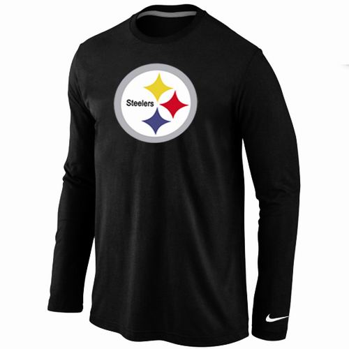 Nike Pittsburgh Steelers Logo Long Sleeve T-Shirt black,We sell and wholesale Nike Pittsburgh Steelers Logo Long Sleeve T-Shirt black on line form chian!