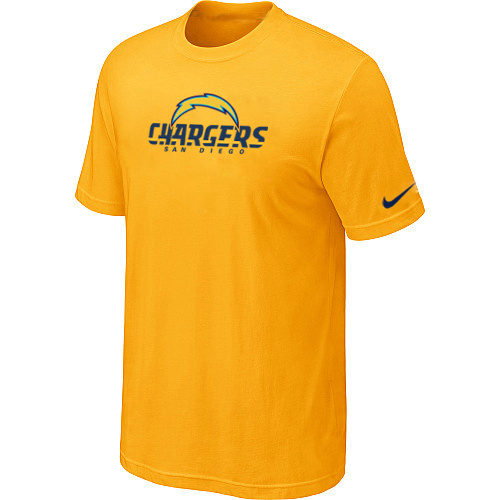 Nike San Diego Chargers Authentic Logo T-Shirt Yellow,We sell and wholesale Nike San Diego Chargers Authentic Logo T-Shirt Yellow on line form chian!