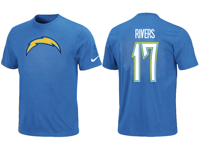 Nike San Diego Chargers Phillip Rivers Name & Number T-Shirt L.Blue,We sell and wholesale Nike San Diego Chargers Phillip Rivers Name & Number T-Shirt L.Blue on line form chian!