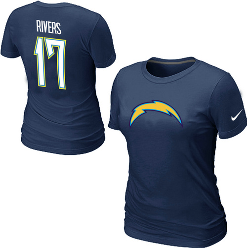 Nike San Diego Chargers Phillip Rivers Name & Number Women's T-Shirt D.Blue,We sell and wholesale Nike San Diego Chargers Phillip Rivers Name & Number Women's T-Shirt D.Blue on line form chian!