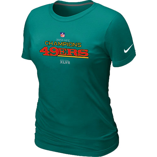 Nike San Francisco 49ers 2012 NFC Conference Champions Trophy Collection Long L.Green Women's T-Shirt,We sell and wholesale Nike San Francisco 49ers 2012 NFC Conference Champions Trophy Collection Long L.Green Women's T-Shirt on line form chian!