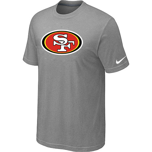 Nike San Francisco 49ers Sideline Legend Authentic Logo T-Shirt Light grey,We sell and wholesale Nike San Francisco 49ers Sideline Legend Authentic Logo T-Shirt Light grey on line form chian!