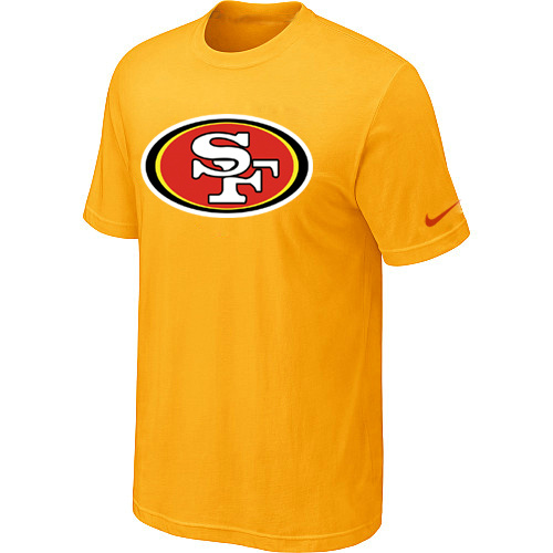 Nike San Francisco 49ers Sideline Legend Authentic Logo T-Shirt Yellow,We sell and wholesale Nike San Francisco 49ers Sideline Legend Authentic Logo T-Shirt Yellow on line form chian!
