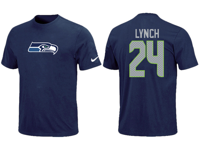 Nike Seattle Seahawks 24 Marshawn Lynch Name & Number T-Shirt,We sell and wholesale Nike Seattle Seahawks 24 Marshawn Lynch Name & Number T-Shirt on line form chian!