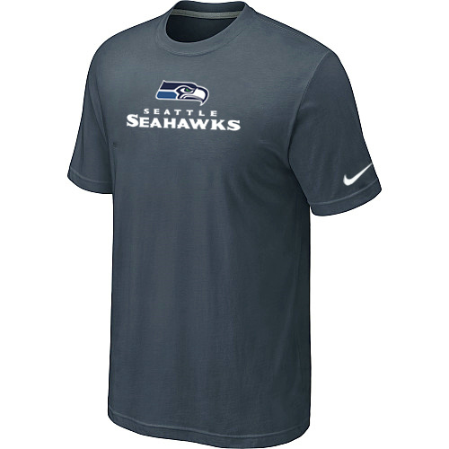Nike Seattle Seahawks Authentic Logo T-Shirt Grey,We sell and wholesale Nike Seattle Seahawks Authentic Logo T-Shirt Grey on line form chian!