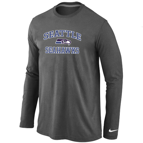 Nike Seattle Seahawks Heart & Soul Long Sleeve T-Shirt D.Gray,We sell and wholesale Nike Seattle Seahawks Heart & Soul Long Sleeve T-Shirt D.Gray on line form chian!