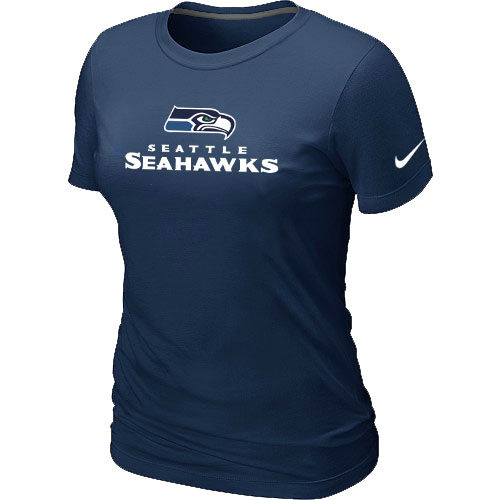 Nike Seattle Seahawks Sideline Legend Authentic Font Women's T-Shirt D.Blue,We sell and wholesale Nike Seattle Seahawks Sideline Legend Authentic Font Women's T-Shirt D.Blue on line form chian!