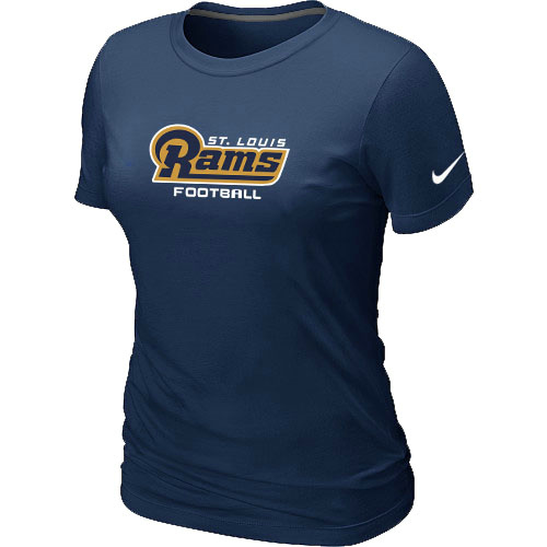 Nike St. Louis Rams Sideline Legend Authentic Font Women's T-Shirt D.Blue,We sell and wholesale Nike St. Louis Rams Sideline Legend Authentic Font Women's T-Shirt D.Blue on line form chian!