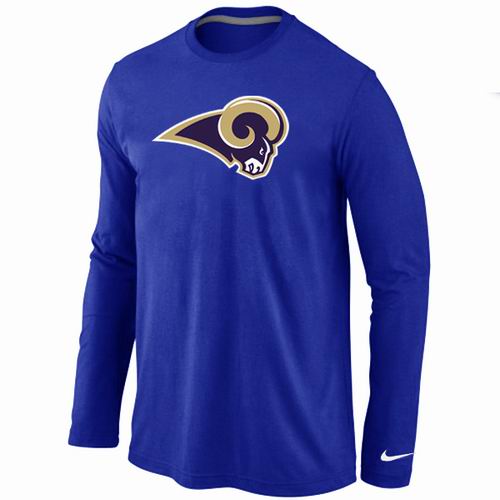 Nike St.Louis Rams Logo Long Sleeve T-Shirt Blue,We sell and wholesale Nike St.Louis Rams Logo Long Sleeve T-Shirt Blue on line form chian!
