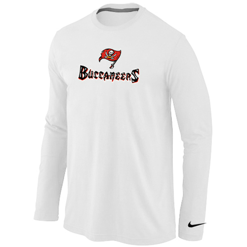 Nike Tampa Bay Buccaneers Authentic Logo Long Sleeve T-Shirt White,We sell and wholesale Nike Tampa Bay Buccaneers Authentic Logo Long Sleeve T-Shirt White on line form chian!