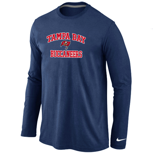 Nike Tampa Bay Buccaneers Heart & Soul Long Sleeve T-Shirt D.Blue,We sell and wholesale Nike Tampa Bay Buccaneers Heart & Soul Long Sleeve T-Shirt D.Blue on line form chian!