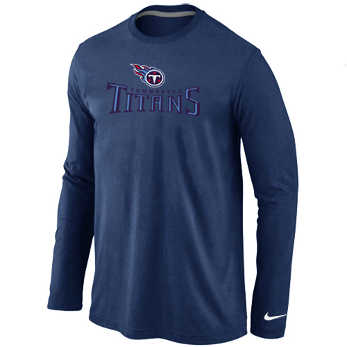 Nike Tennessee Titans Authentic Logo Long Sleeve T-Shirt D.Blue,We sell and wholesale Nike Tennessee Titans Authentic Logo Long Sleeve T-Shirt D.Blue on line form chian!