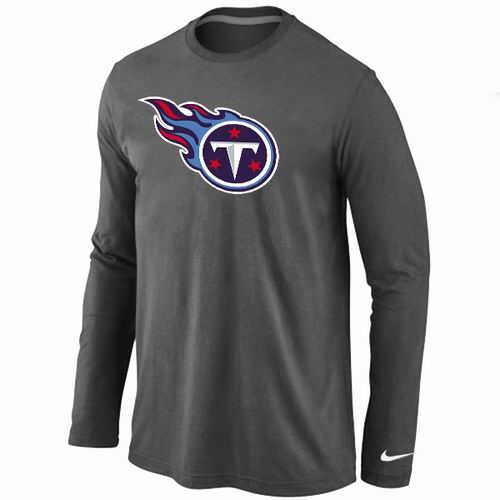 Nike Tennessee Titans Logo Long Sleeve T-Shirt D.Gray,We sell and wholesale Nike Tennessee Titans Logo Long Sleeve T-Shirt D.Gray on line form chian!