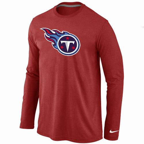Nike Tennessee Titans Logo Long Sleeve T-Shirt Red,We sell and wholesale Nike Tennessee Titans Logo Long Sleeve T-Shirt Red on line form chian!